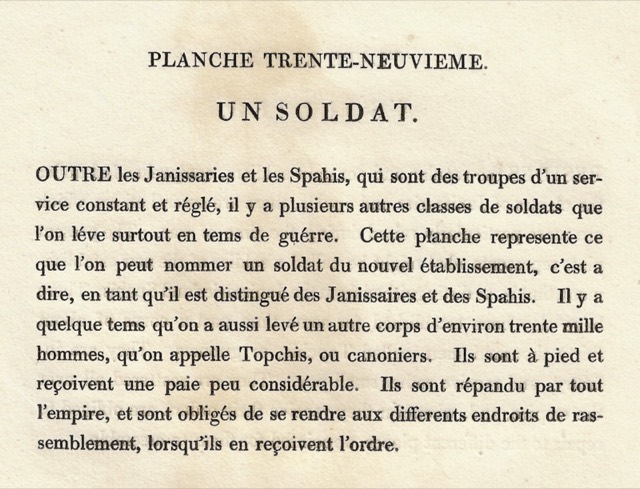 “A Soldier” from Dalvimart’s The Costume of Turkey, 1802, photograph 10