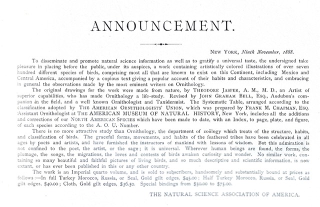 Studer’s Birds of North America, New York, 1888, photograph 9