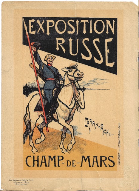 Caran d'Ache, "Exposition Russe", Maîtres de l'Affiche, 1896