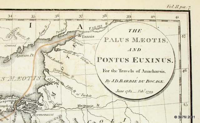 "The Palus Maeotis and Pontus Euxinus", Black Sea Map, 1805, photograph 6