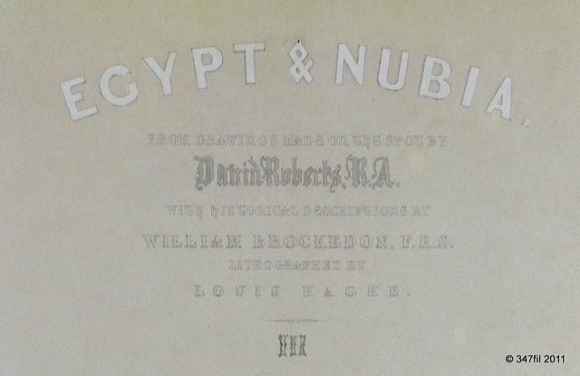 David Roberts, "Street Scene in Cairo", Egypt and Nubia, 1849, photograph 7