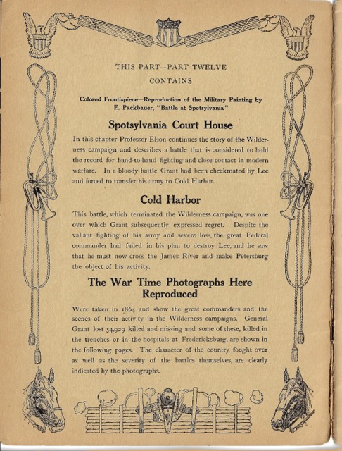 Civil War Through the Camera, with Elson's New History, 1912, photograph 3