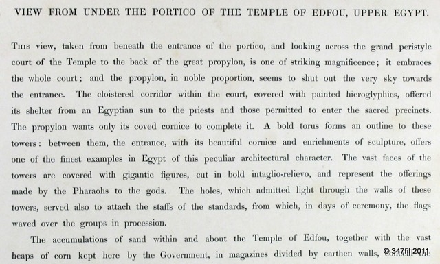 David Roberts, Approach to the Temple of Wady Saboua, Nubia, photograph 8
