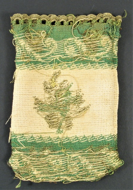 Ottoman Silk Coin Purse with Gilt Silver Threads, photograph 3