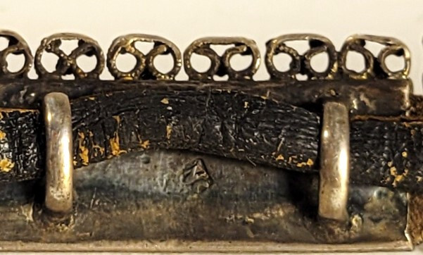 Caucasian Niello Silver Belt with Russian Maker's Mark, photograph 5