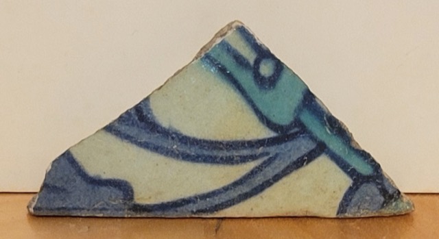 Two Ottoman Tile Fragments, Iznik and Iznik Style, photograph 2