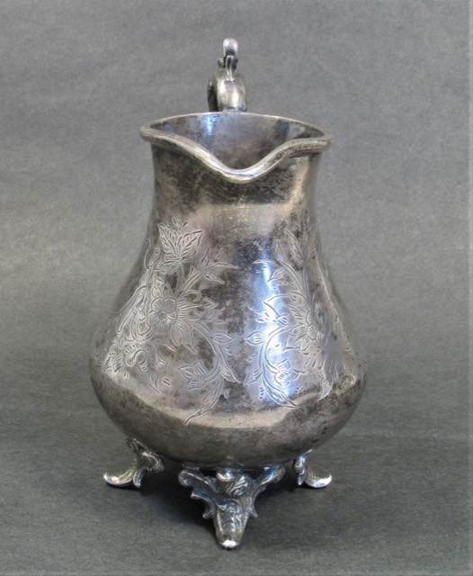 Ottoman Silver Creamer with the Tughra of Abdülhamid II, photograph 3