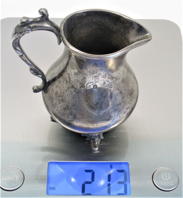 Ottoman Silver Creamer with the Tughra of Abdülhamid II, photograph 7