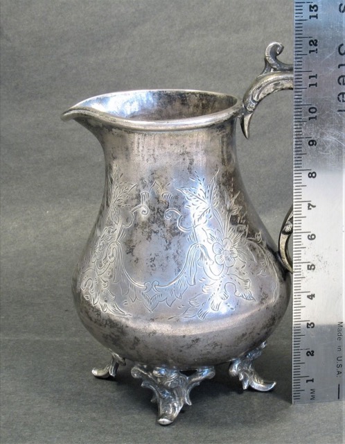 Ottoman Silver Creamer with the Tughra of Abdülhamid II, photograph 10