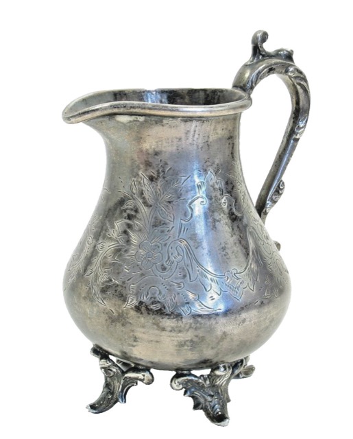 Ottoman Silver Creamer with the Tughra of Abdülhamid II, photograph 11