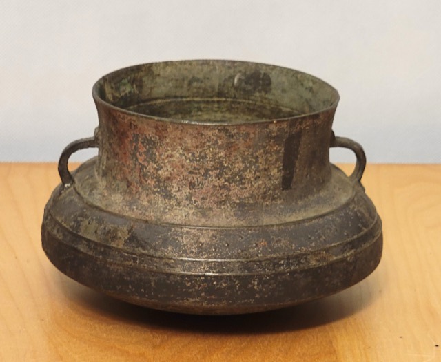 Laotian Cast Bronze Rice Pot