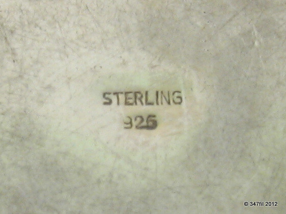 Sterling Silver Kiddush Cup, Hebrew Inscribed, photograph 6