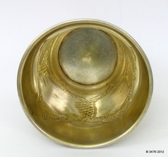 Sterling Silver Kiddush Cup, Hebrew Inscribed, photograph 7