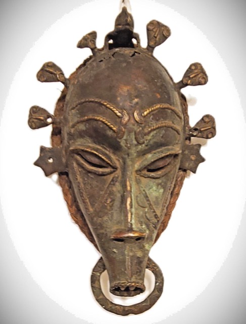 Bamun Bronze Transformation Mask, Cameroon