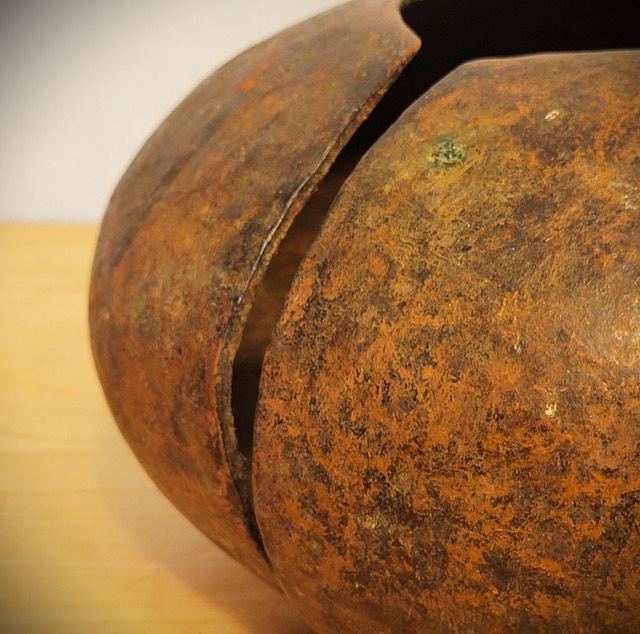 Large Hammered Copper Anklet, Congo, photograph 5