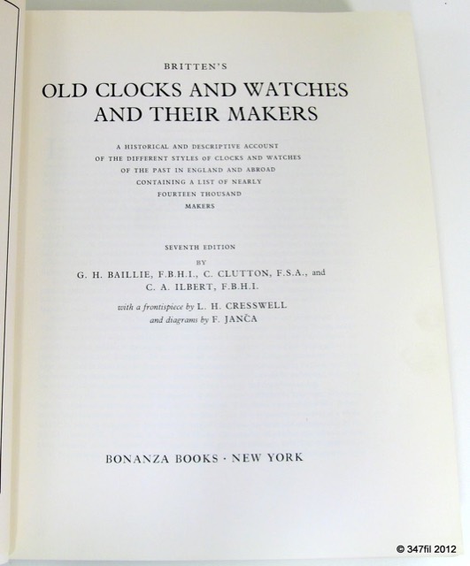 Britten's Old Clocks and Watches and Their Makers, photograph 4