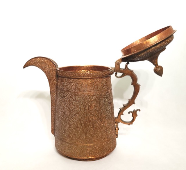 Kashmiri Engraved Copper Coffee Pot, Srinagar, photograph 2
