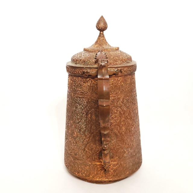 Kashmiri Engraved Copper Coffee Pot, Srinagar, photograph 5