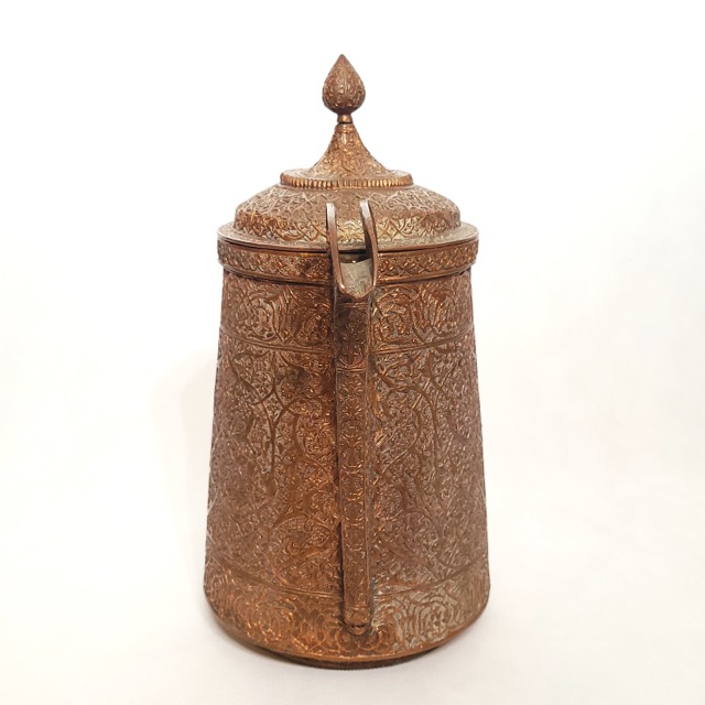 Kashmiri Engraved Copper Coffee Pot, Srinagar, photograph 6