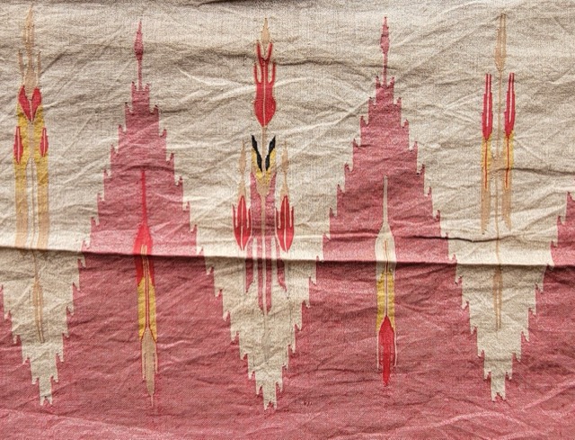 Ottoman Yalı Curtain Panel, Zok Brocade, circa 1850, photograph 2