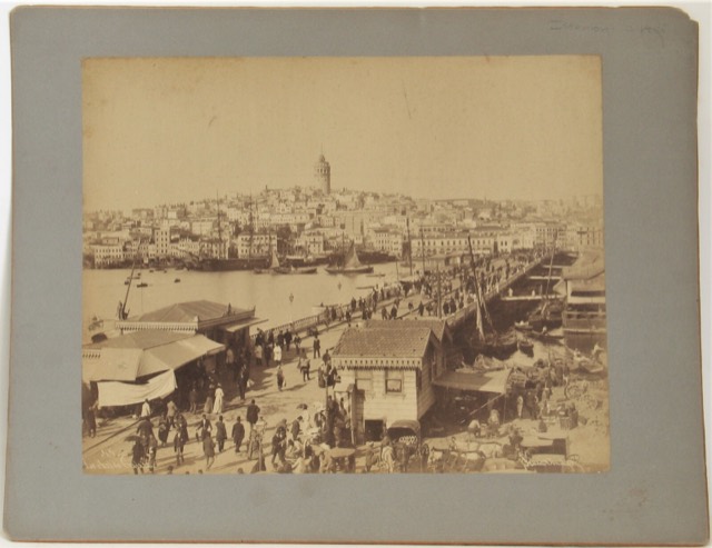 Sebah & Joaillier, "Le Pont de Galata," Istanbul, 1890s, photograph 2