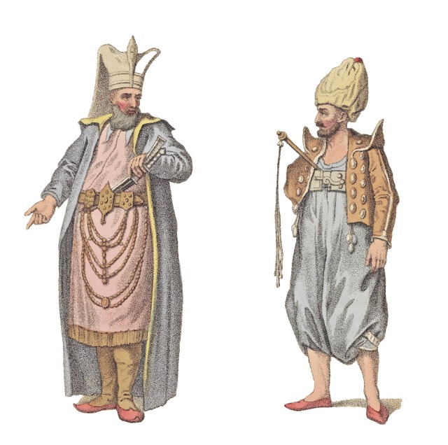 "Two Janissaries" from The Costume of Turkey, 1802, photograph 2