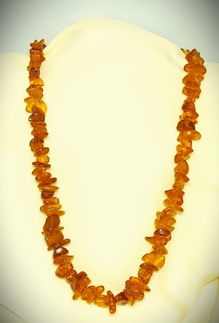 Baltic Honey Amber Necklace, Poland, 1970s