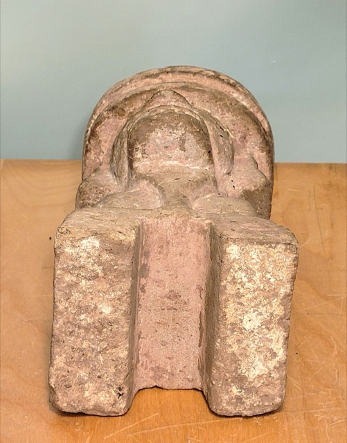 Huehuetéotl Effigy Offertory Vessel, Volcanic Stone, photograph 8
