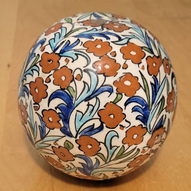 Kütahya Spherical Mosque Hanging Ornament
