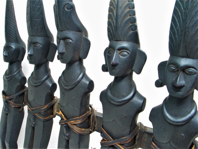 Nias Adu Ancestor Figure Grouping