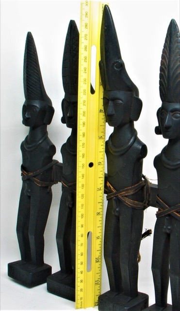 Nias Adu Ancestor Figure Grouping, photograph 5