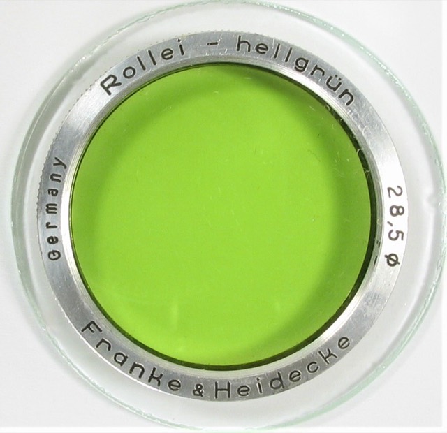 Franke & Heidecke Rollei-hellgrün Light Green Filter