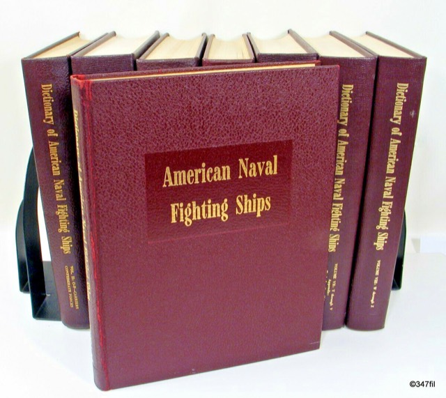Dictionary of American Naval Fighting Ships, 8 Volumes