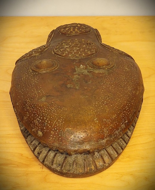 Benin-Style Cast Bronze Snake Head