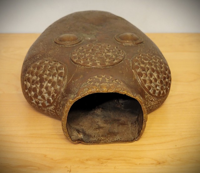 Benin-Style Cast Bronze Snake Head, photograph 6