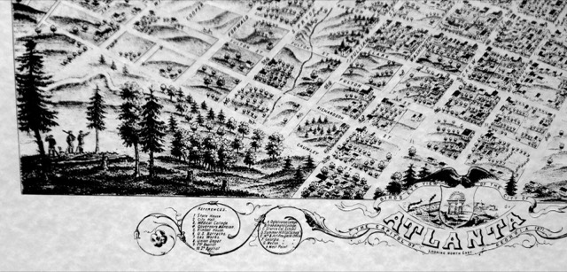 Bird's Eye View of Atlanta, after A. Ruger, 1871, photograph 3