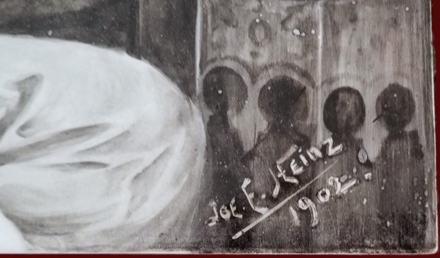 Orientalist Porcelain Plaque by Joe E. Heinz, 1902, photograph 3