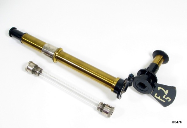 C. Reichert Wien Brass Polarimeter, circa 1920, photograph 3