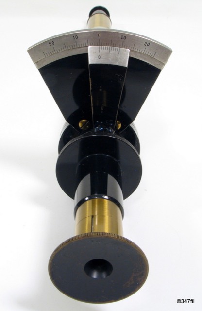 C. Reichert Wien Brass Polarimeter, circa 1920, photograph 6