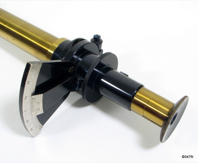C. Reichert Wien Brass Polarimeter, circa 1920, photograph 7