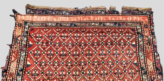 Armenian Memorial Rug, Dated 1916, Inscribed Karabakh, photograph 9