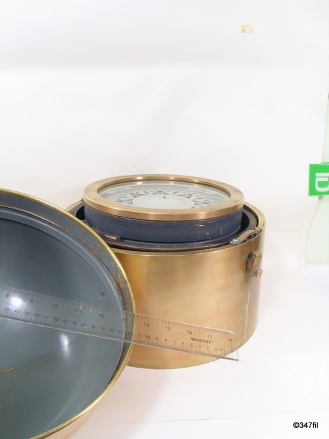 ARKAS Magnetic Liquid Marine Compass, Copenhagen, photograph 5