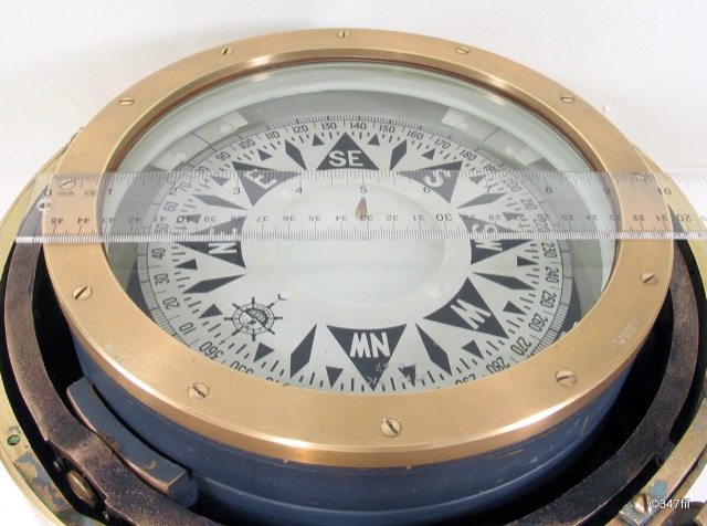 ARKAS Magnetic Liquid Marine Compass, Copenhagen, photograph 9