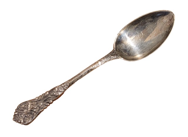 Greek .800 Silver Spoon, Ioannina, Marked ΚΩΝ-ΟΣ