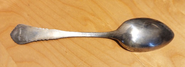 Greek .800 Silver Spoon, Ioannina, Marked ΚΩΝ-ΟΣ, photograph 3