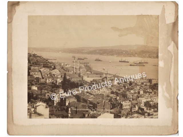 Sebah & Joaillier, Panoramic View of Tophane and the Bosphorus, photograph 2