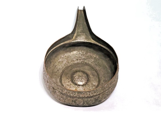 Ottoman Tinned Copper Pouring Vessel, Mamluk Revival, photograph 7