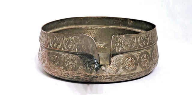 Ottoman Tinned Copper Pouring Vessel, Mamluk Revival, photograph 8