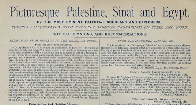 Picturesque Palestine, Sinai & Egypt, Issue No. XXXVII, 1883, photograph 7