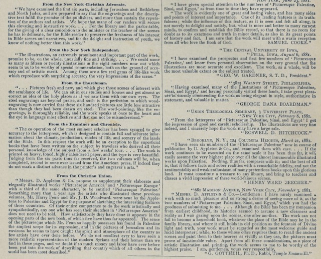 Picturesque Palestine, Sinai & Egypt, Issue No. XXXVII, 1883, photograph 8